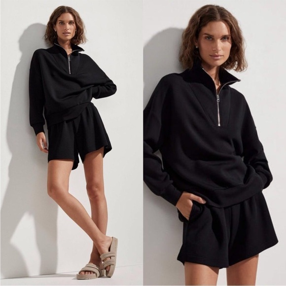 Varley Tops - NWT Varley Hawley Half Zip Sweat Sweatshirt